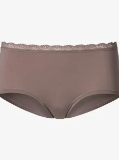 Panty gainant hipster avec joli bord en dentelle