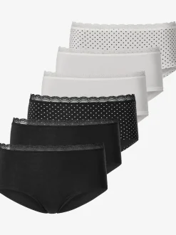 Panty gainant hipster avec joli bord en dentelle
