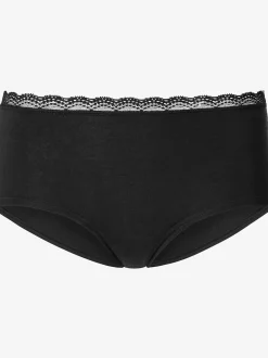 Panty gainant hipster avec joli bord en dentelle