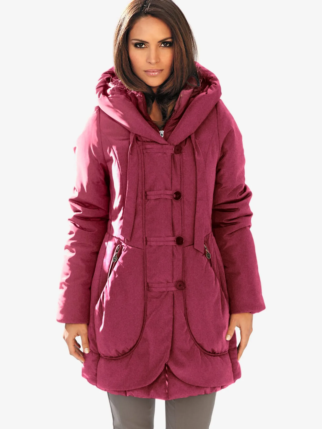 Parka veste d'extérieur facile à associer