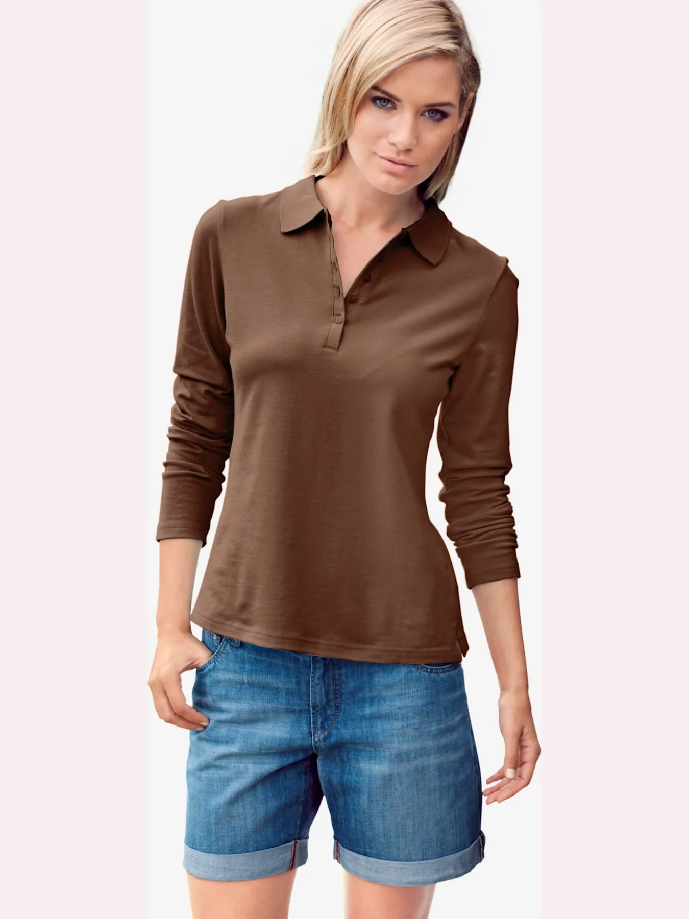 Polo manches longues