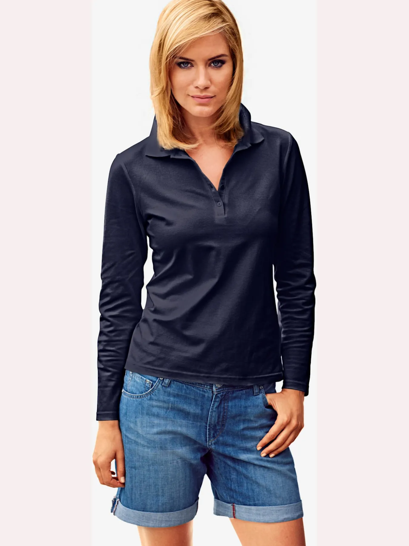 Polo manches longues