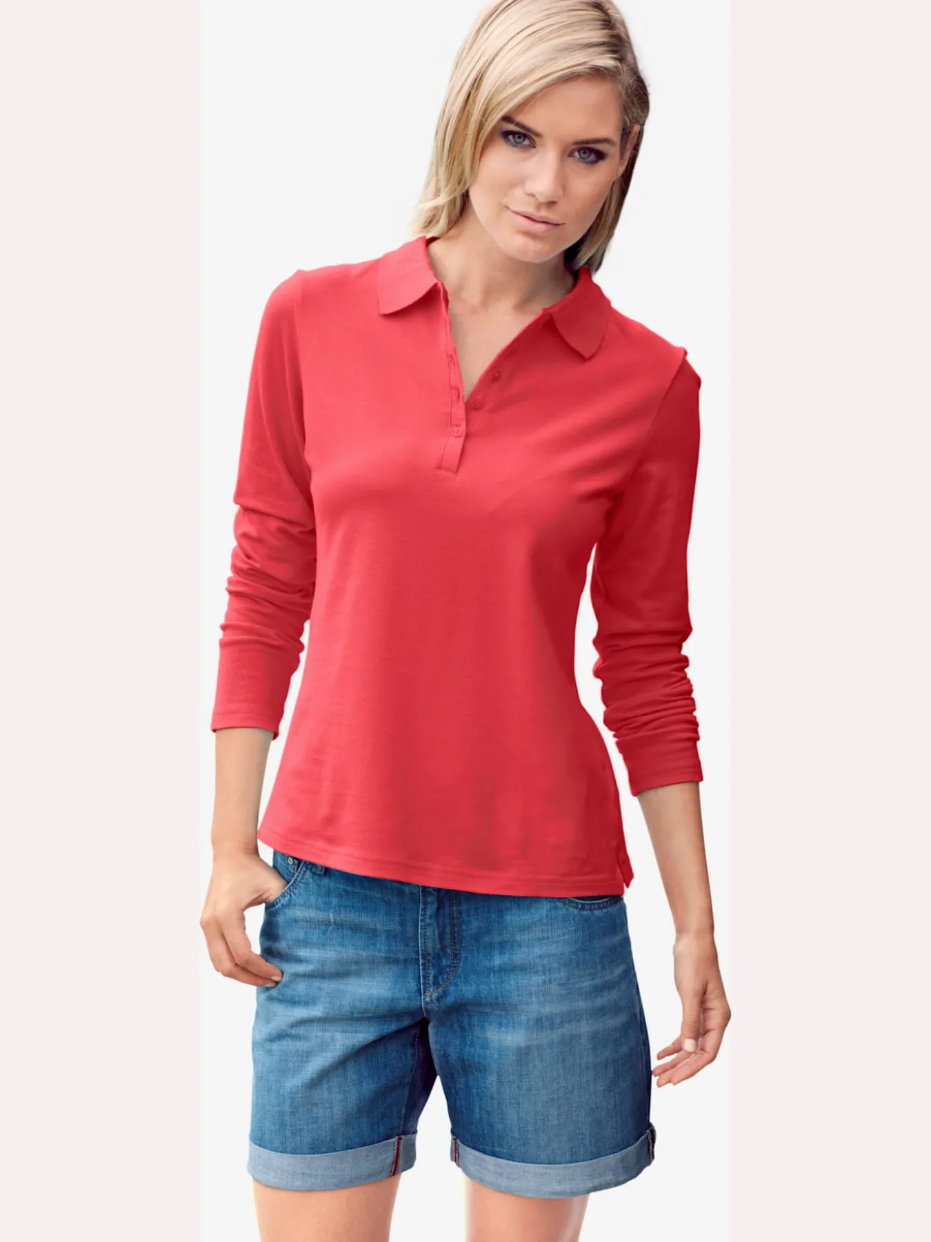 Polo manches longues