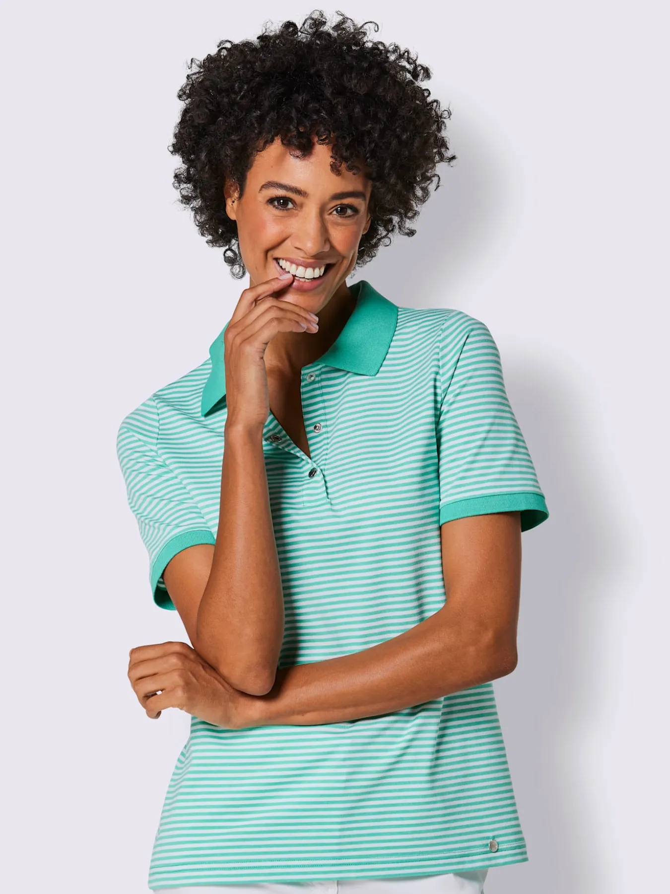 Polo mélange coton et lyocell de qualité