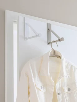 Portemanteau de porte inox brossé de qualité