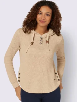 Pull à capuche 50% coton