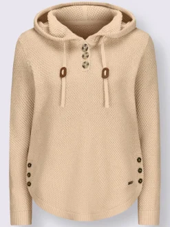 Pull à capuche 50% coton