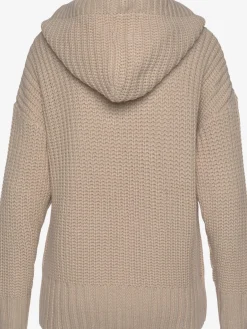 Pull à capuche en grosse maille douce