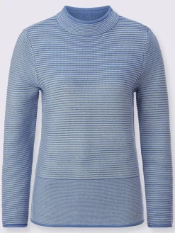 Pull à col montant 50% coton