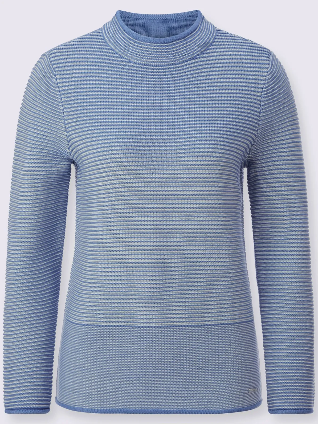 Pull à col montant 50% coton