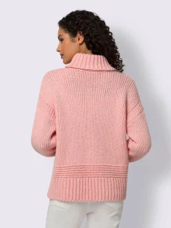 Pull à col montant 13% laine
