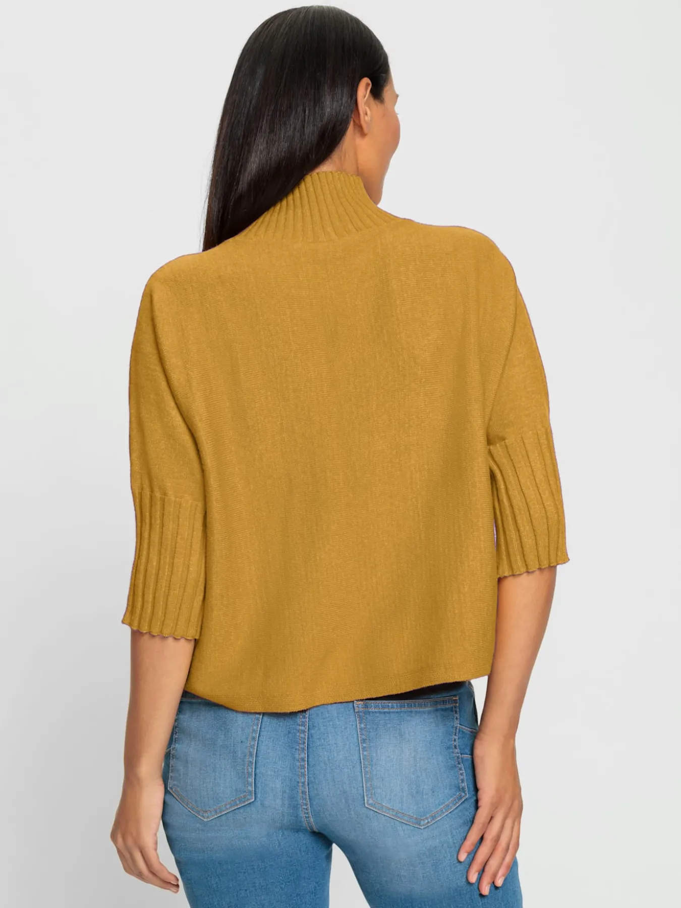 Pull à col montant 50% viscose
