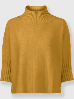 Pull à col montant 50% viscose