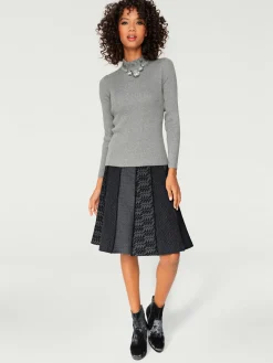 Pull à col montant look tendance