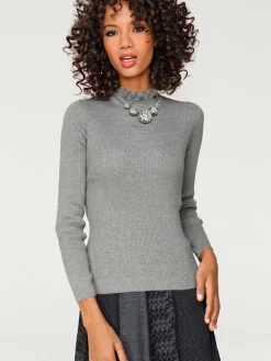 Pull à col montant look tendance