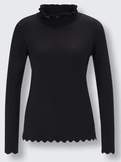 Pull à col montant ultra-doux avec modal