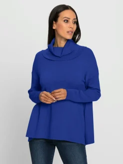 Pull à col roulé col roulé flatteur