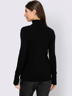 Pull à col roulé col roulé flatteur