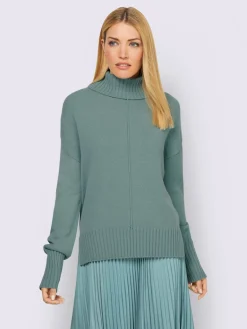 Pull à col roulé col roulé flatteur