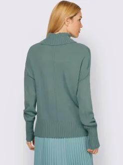 Pull à col roulé col roulé flatteur