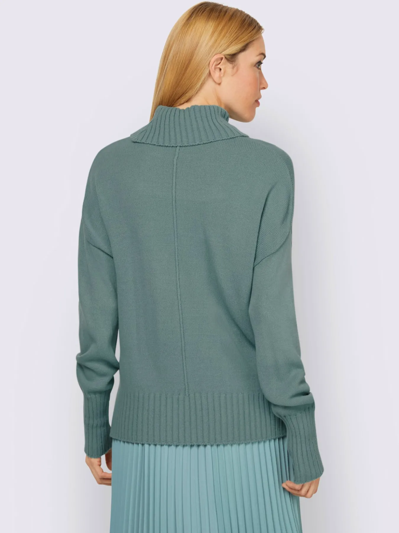 Pull à col roulé col roulé flatteur