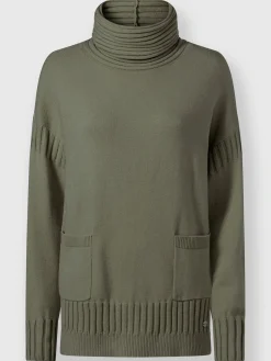 Pull à col roulé grand col roulé