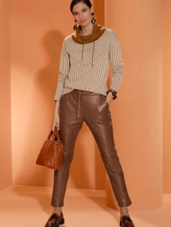Pull à col roulé mélange de modal doux