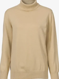 Pull à col roulé pur coton