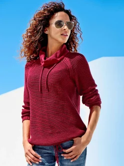 Pull à col roulé pur coton