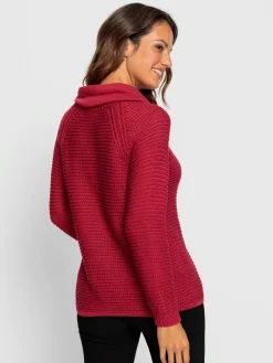 Pull à col roulé pur coton