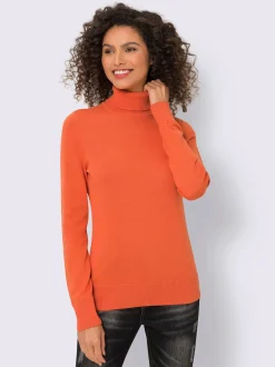 Pull à col roulé superbe basique facile à associer