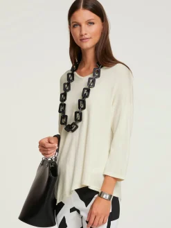 Pull à encolure en v