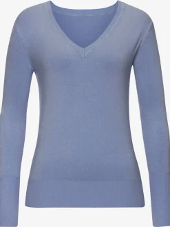 Pull à encolure en v col v classique
