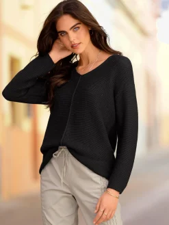 Pull à encolure en v encolure v tendance