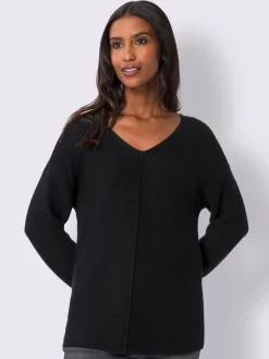 Pull à encolure en v encolure v tendance