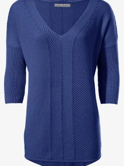 Pull à encolure en v look ample tendance