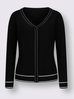 Pull à encolure en v tricot fin et doux