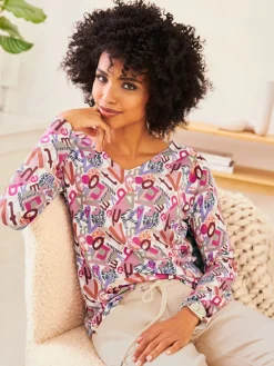 Pull à encolure en v viscose