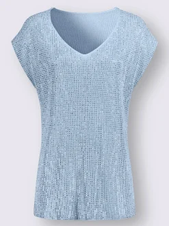 Pull à encolure en v viscose