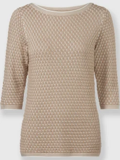 Pull à manches 3/4 55% coton
