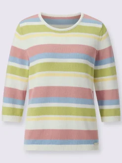 Pull à manches 3/4 50% coton