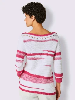 Pull à manches 3/4 50% coton