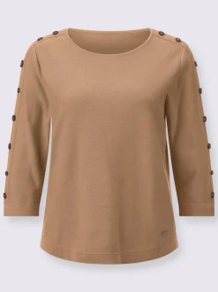 Pull à manches 3/4 50% coton