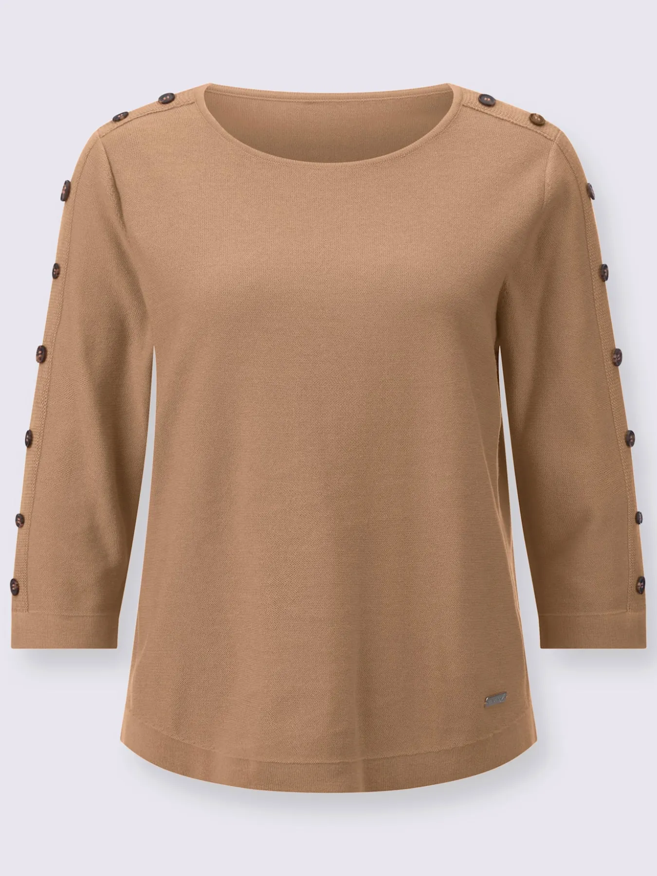 Pull à manches 3/4 50% coton