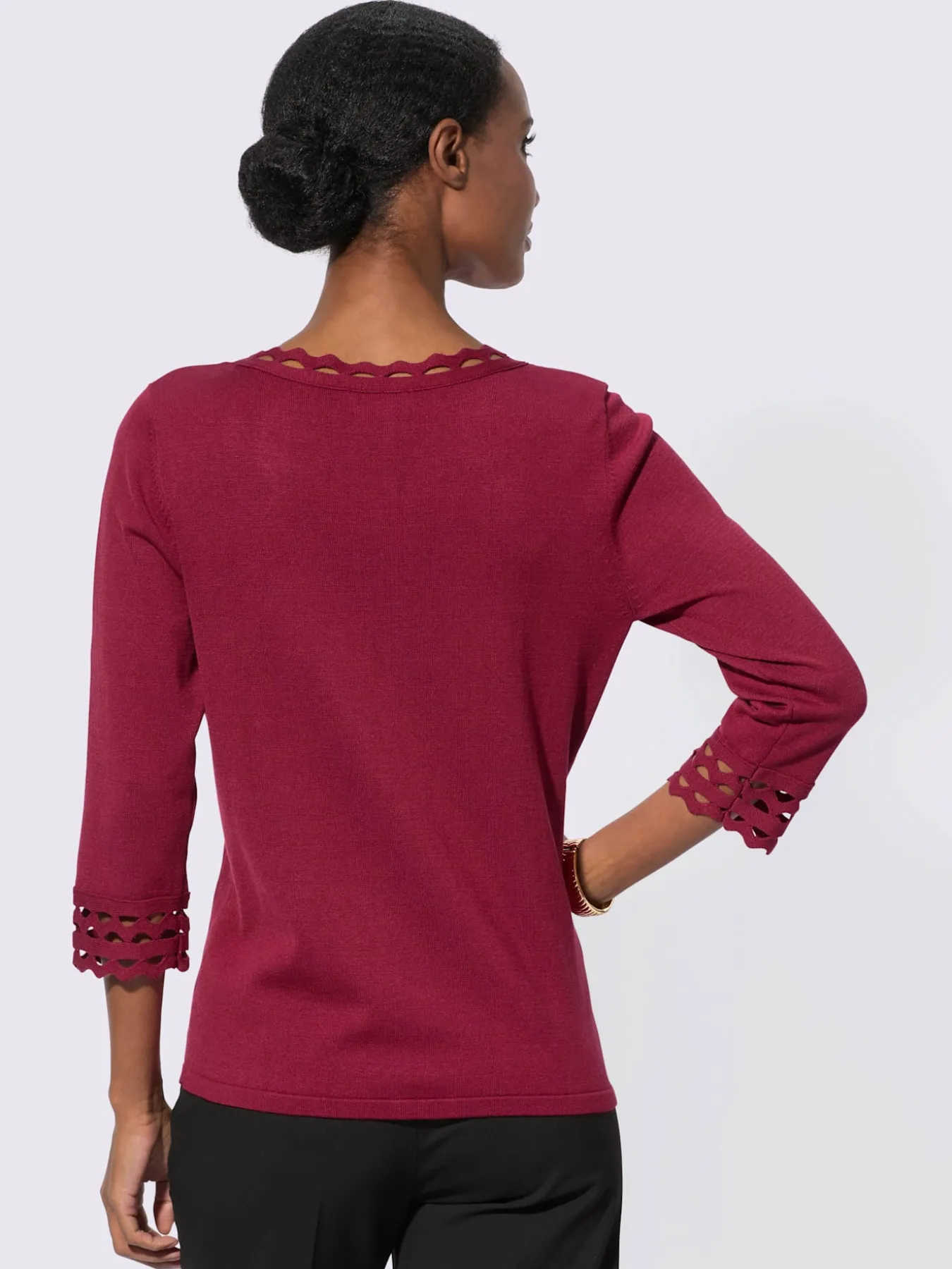 Pull à manches 3/4 30% lyocell