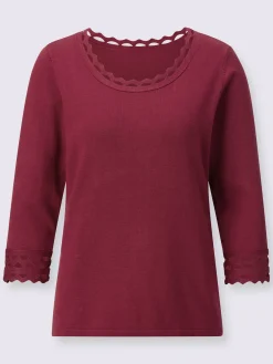 Pull à manches 3/4 30% lyocell