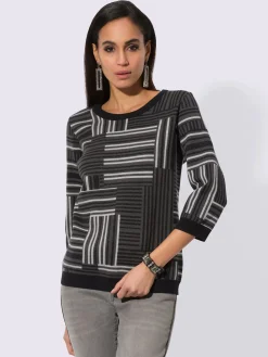 Pull à manches 3/4 avec viscose (ecovero)
