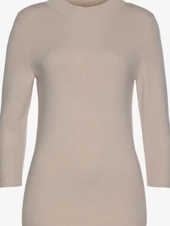 Pull à manches 3/4 encolure haute