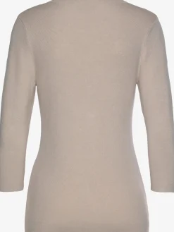 Pull à manches 3/4 encolure haute
