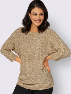 Pull à manches 3/4 joli fil fantaisie